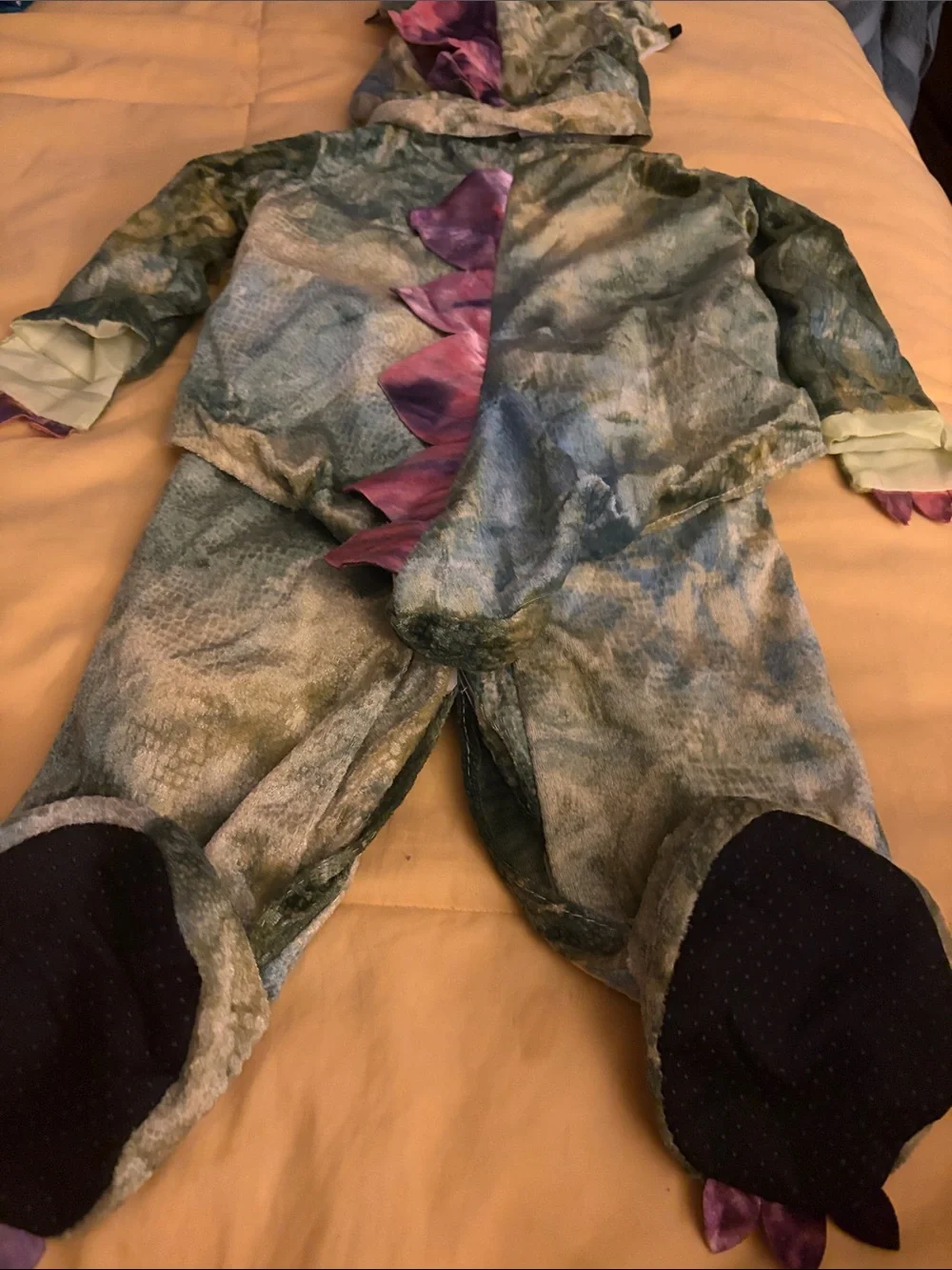 Rubie's Green and Purple Dragon/Dinosaur Toddler Costume Set - Picture 2 of 5